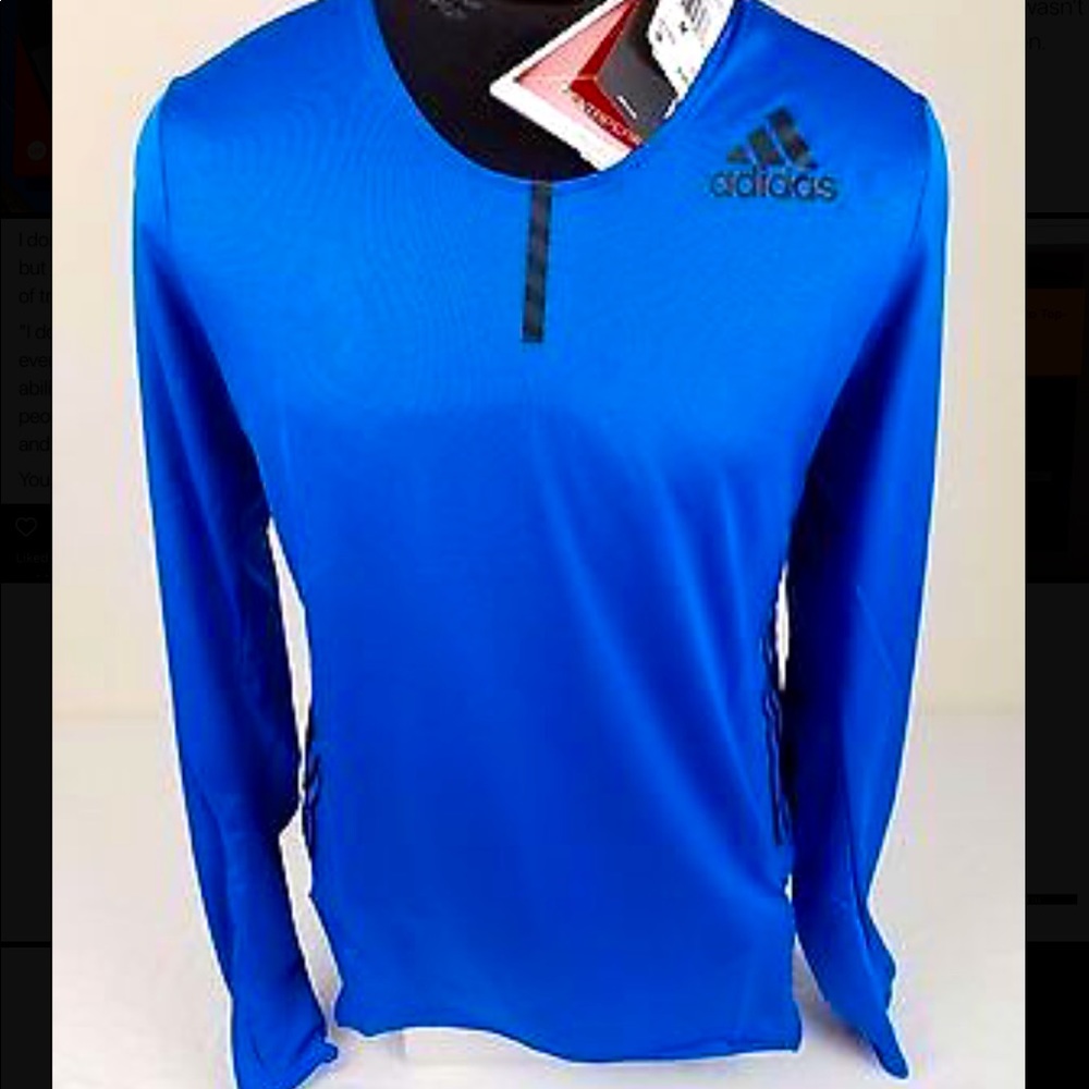 Adidas Adizero Mens T-Shirt Climalite Long Sleeve